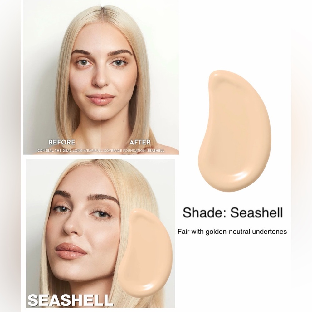 $39 Retail NIB Lawless Conseal The Deal Long Wear Full Coverage Foundation - Picture 4 of 8